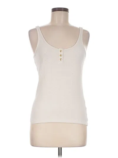 Pre-owned Jcrew Tank Top Ivory Strapless Neckline Tops