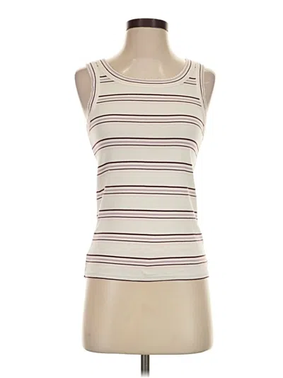 Pre-owned Jcrew Tank Top Ivory Strapless Neckline Tops