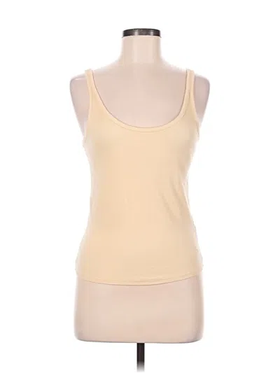 Pre-owned Jcrew Tank Top Ivory Strapless Neckline Tops