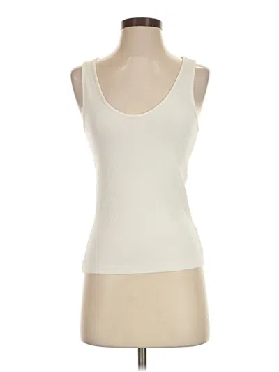 Pre-owned Jcrew Tank Top Ivory Strapless Neckline Tops