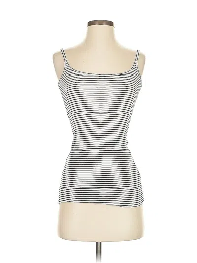 Pre-owned Jcrew Tank Top Ivory Strapless Neckline Tops In White