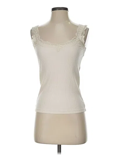 Pre-owned Jcrew Tank Top Ivory Sweetheart Neckline Tops