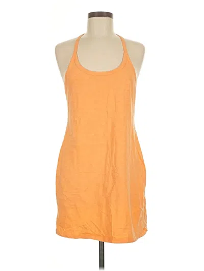 Pre-owned Jcrew Tank Top Orange Halter Neckline Tops