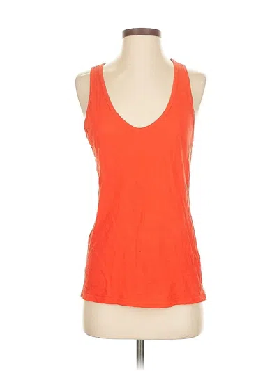 Pre-owned Jcrew Tank Top Orange Tops