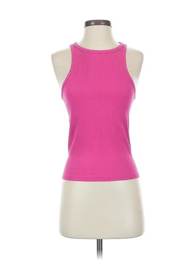 Pre-owned Jcrew Tank Top Pink Halter Neckline Tops