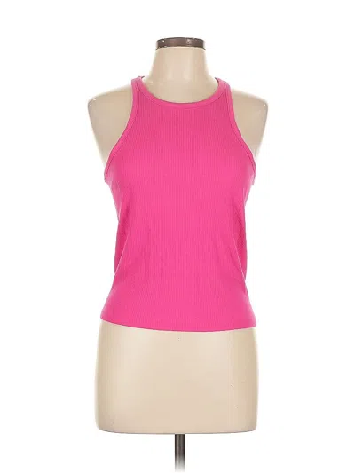 Pre-owned Jcrew Tank Top Pink Halter Neckline Tops