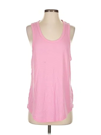 Pre-owned Jcrew Tank Top Pink Halter Neckline Tops
