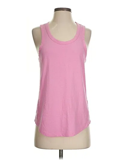 Pre-owned Jcrew Tank Top Pink Halter Neckline Tops