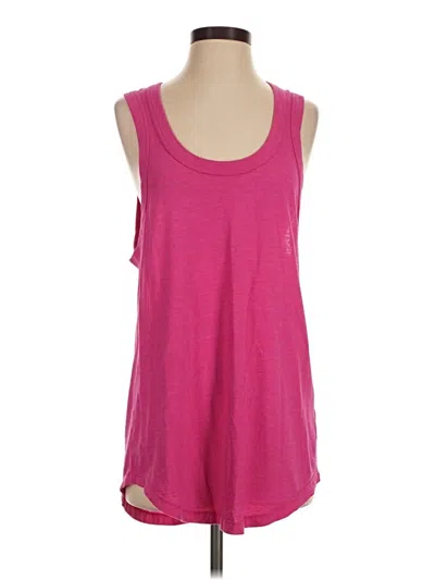Pre-owned Jcrew Tank Top Pink Halter Neckline Tops