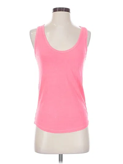 Pre-owned Jcrew Tank Top Pink Halter Neckline Tops