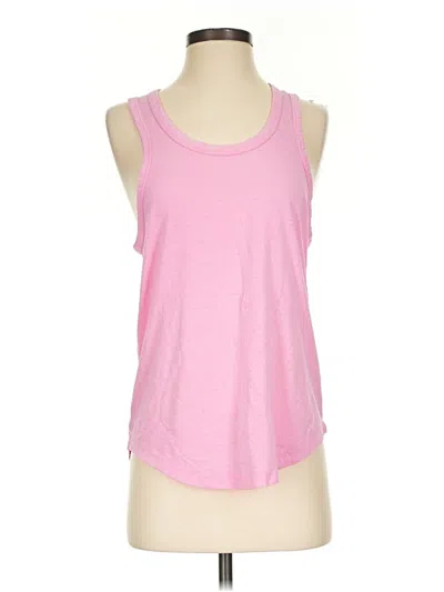Pre-owned Jcrew Tank Top Pink Halter Neckline Tops