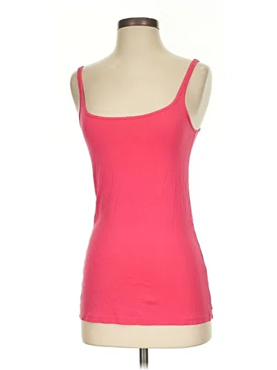 Pre-owned Jcrew Tank Top Pink Solid Pattern Strapless Neckline Tops
