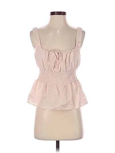 Pre-owned Jcrew Tank Top Pink Strapless Neckline Tops