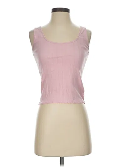 Pre-owned Jcrew Tank Top Pink Strapless Neckline Tops