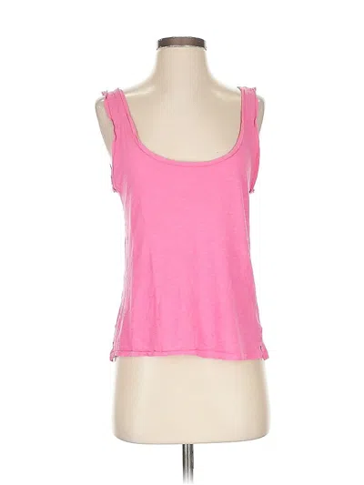 Pre-owned Jcrew Tank Top Pink Sweetheart Neckline Tops