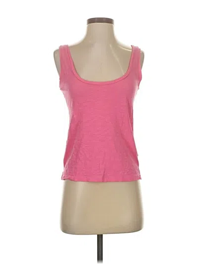 Pre-owned Jcrew Tank Top Pink Sweetheart Neckline Tops