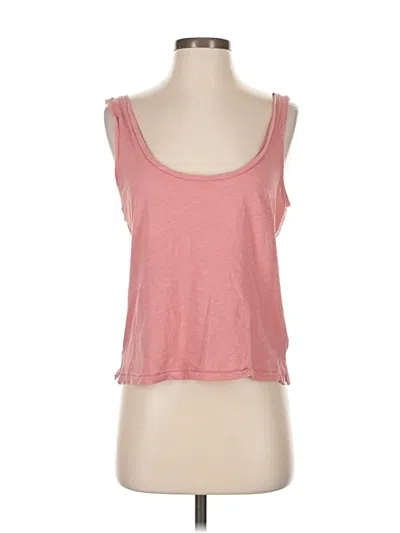 Pre-owned Jcrew Tank Top Pink Sweetheart Neckline Tops