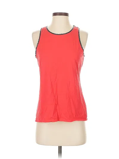 Pre-owned Jcrew Tank Top Red Halter Neckline Tops