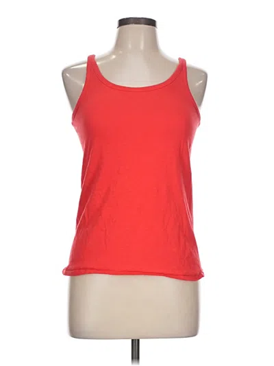 Pre-owned Jcrew Tank Top Red Halter Neckline Tops