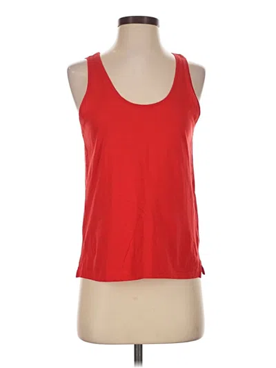 Pre-owned Jcrew Tank Top Red Halter Neckline Tops