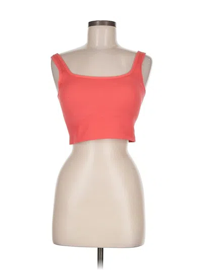 Pre-owned Jcrew Tank Top Red Strapless Neckline Tops