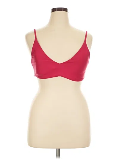 Pre-owned Jcrew Tank Top Red Strapless Neckline Tops