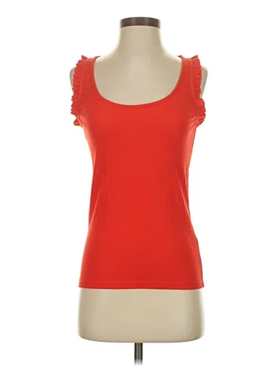 Pre-owned Jcrew Tank Top Red Sweetheart Neckline Tops