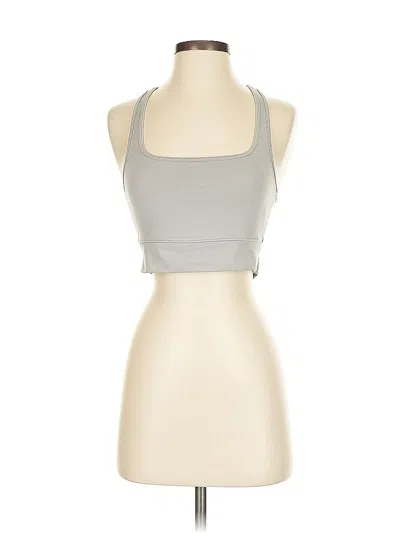 Pre-owned Jcrew Tank Top Silver Halter Neckline Tops