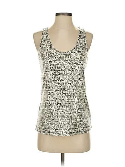 Pre-owned Jcrew Tank Top Silver Halter Neckline Tops