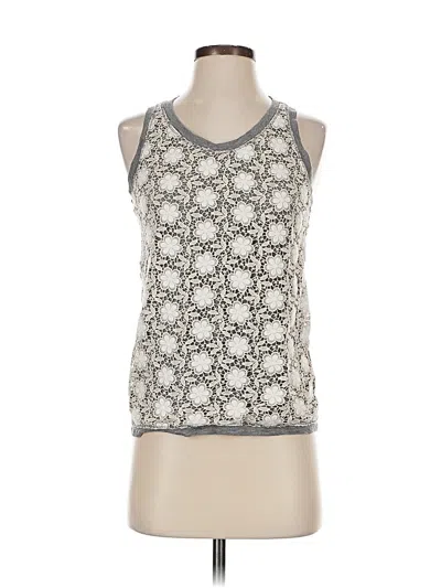 Pre-owned Jcrew Tank Top Silver Halter Neckline Tops