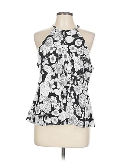 Pre-owned Jcrew Tank Top Silver Halter Neckline Tops