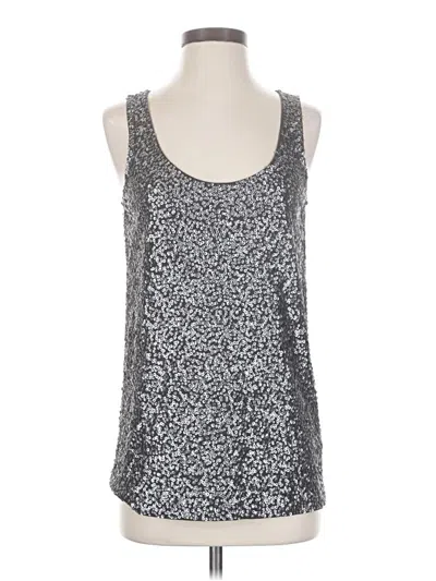 Pre-owned Jcrew Tank Top Silver Halter Neckline Tops