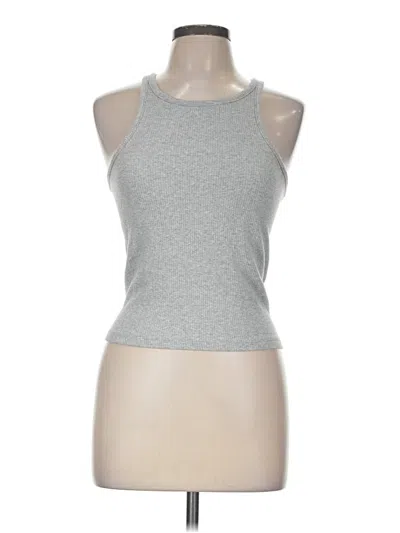Pre-owned Jcrew Tank Top Silver Halter Neckline Tops