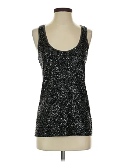 Pre-owned Jcrew Tank Top Silver Strapless Neckline Tops