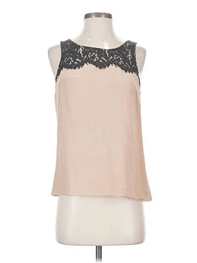 Pre-owned Jcrew Tank Top Tan Halter Neckline Tops