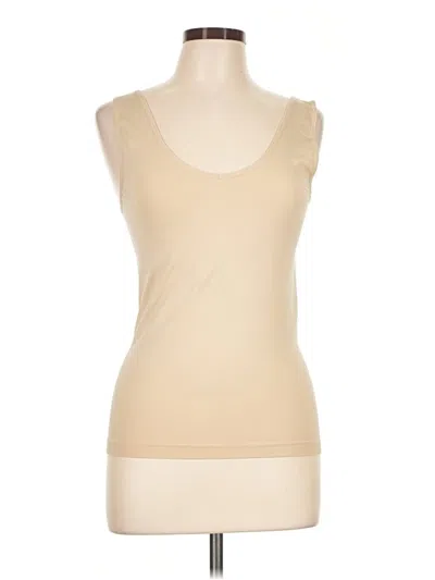 Pre-owned Jcrew Tank Top Tan Strapless Neckline Tops