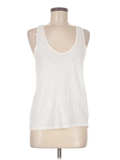Pre-owned Jcrew Tank Top White Halter Neckline Tops