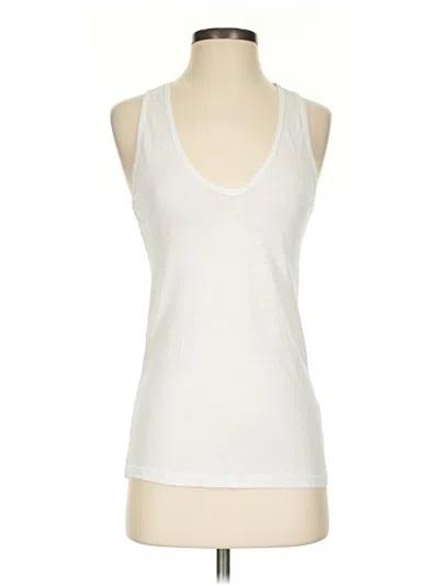 Pre-owned Jcrew Tank Top White Halter Neckline Tops