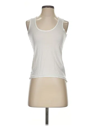 Pre-owned Jcrew Tank Top White Halter Neckline Tops