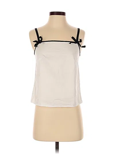 Pre-owned Jcrew Tank Top White Strapless Neckline Tops