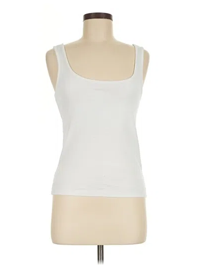Pre-owned Jcrew Tank Top White Strapless Neckline Tops