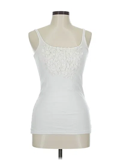 Pre-owned Jcrew Tank Top White Sweetheart Neckline Tops