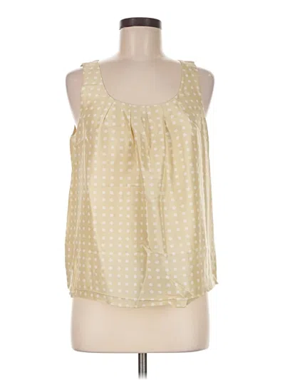 Pre-owned Jcrew Tank Top Yellow Halter Neckline Tops