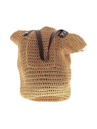 Pre-owned Jcrew Tote Bag In Gold