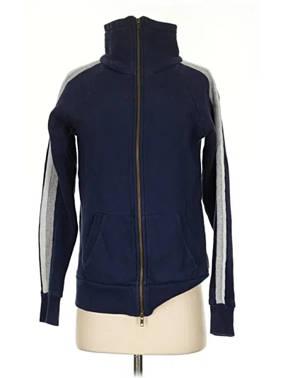 Pre-owned Jcrew Track Jacket In Blue