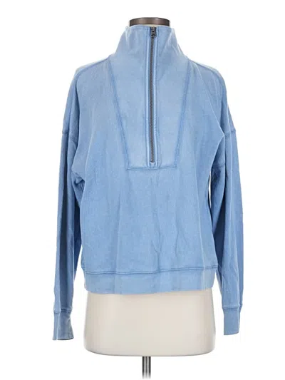 Pre-owned Jcrew Track Jacket In Blue