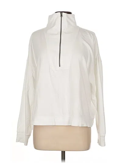 Pre-owned Jcrew Track Jacket In White