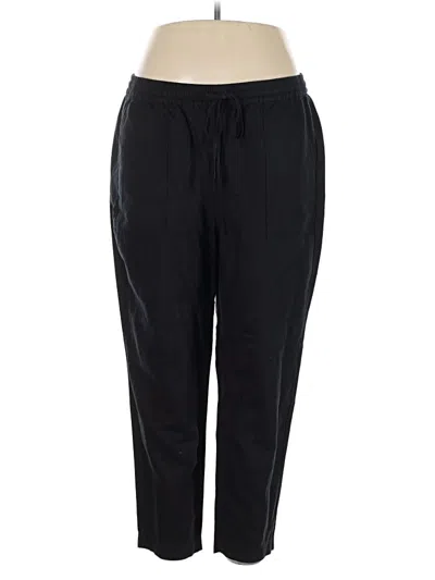 Pre-owned Jcrew Track Pants In Black