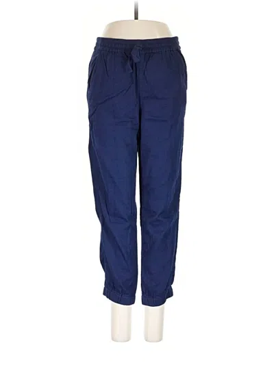 Pre-owned Jcrew Track Pants In Blue