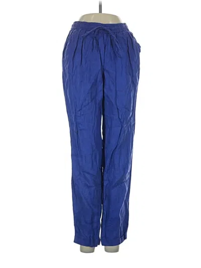 Pre-owned Jcrew Track Pants In Blue